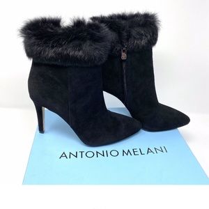 Antonio Melani Kylan Rabbit Fur Black
Ankle Boots 7.5